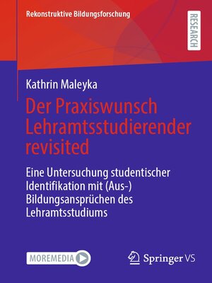 cover image of Der Praxiswunsch Lehramtsstudierender revisited
